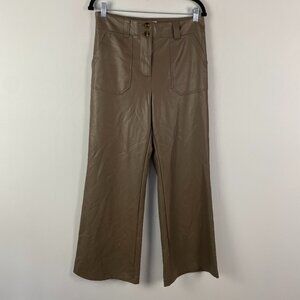 Maeve Tan Wide Leg Pants